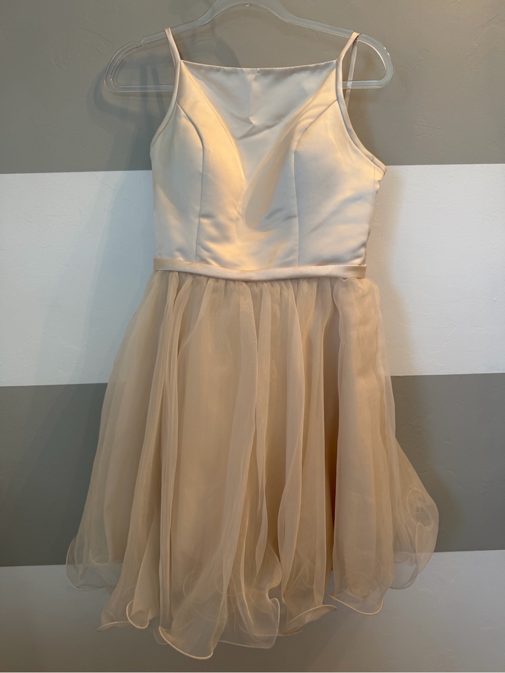 Motile by Madeline Gardner Tulle Party Dress with Spaghetti Straps custom built